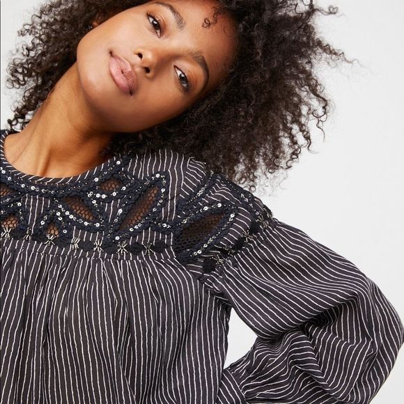 Free people embroidered blouse NWT - Picture 1 of 4
